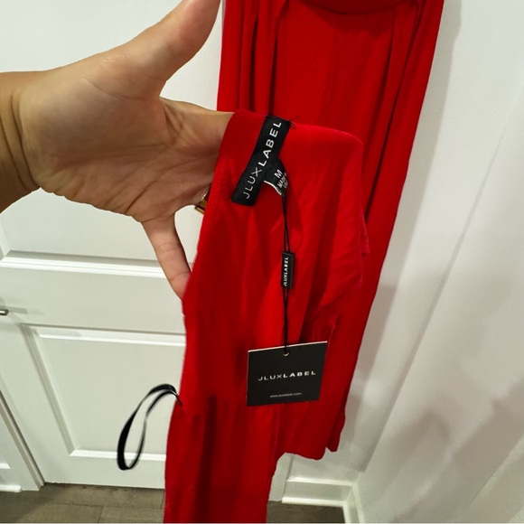 JLUXLABEL Red Wide Leg Set - Picture 5 of 5